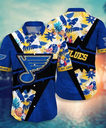 St. Louis Blues Nhl Hawaiian Shirt Picnics Aloha Shirt