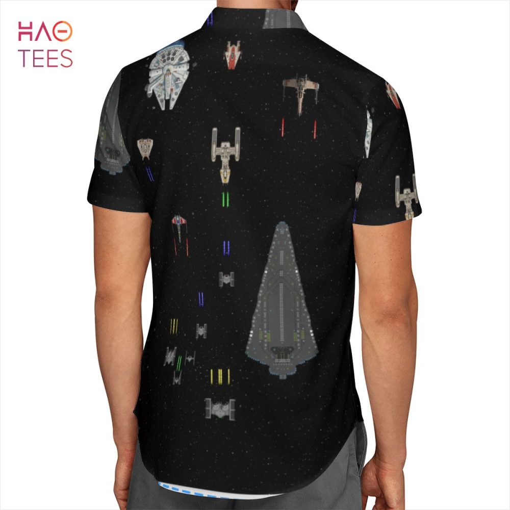 Star Wars Battle Ship Aop Hawaiian Shirt - Image 2