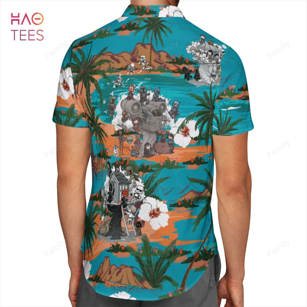 Star Wars Funny Aop Hawaiian Shirt - Image 2