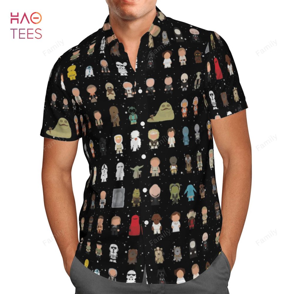 Starwars Character Galaxy Aop Hawaiian Shirt