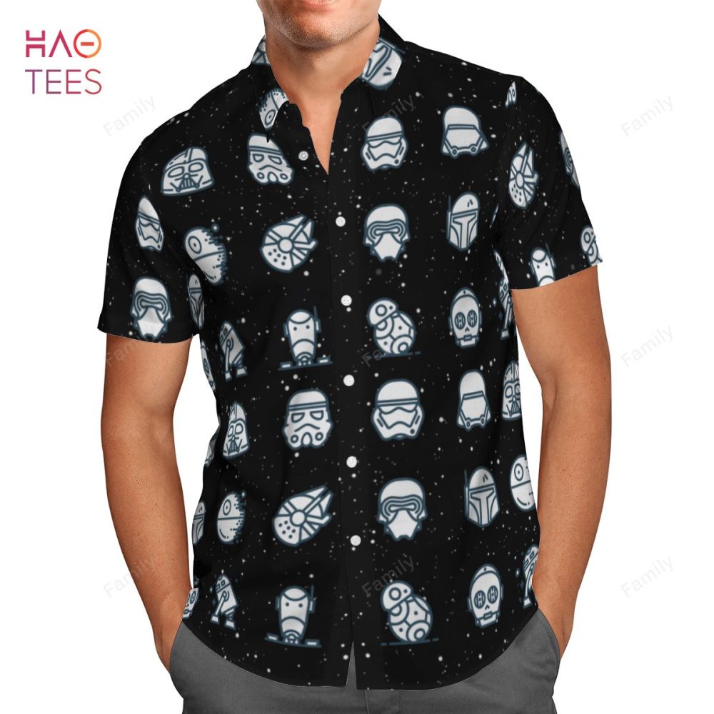 Starwars Helmet Aop Hawaiian Shirt