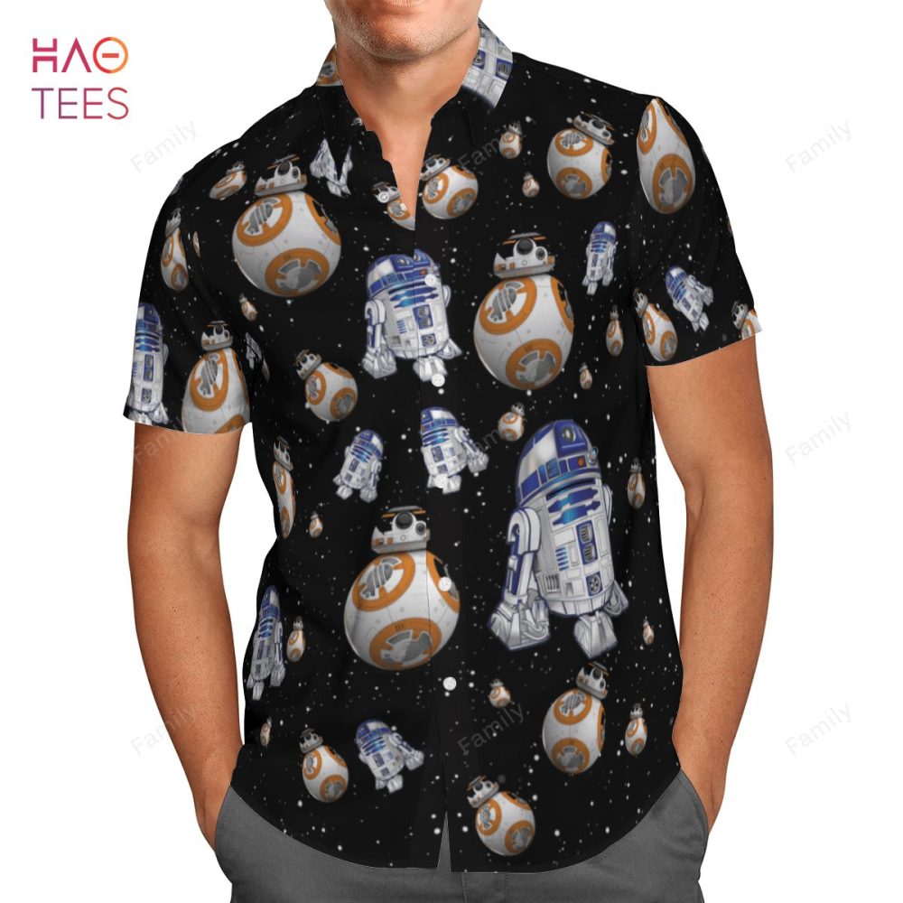 Star Wars R2D2 & Bb8 Aop Hawaiian Shirt