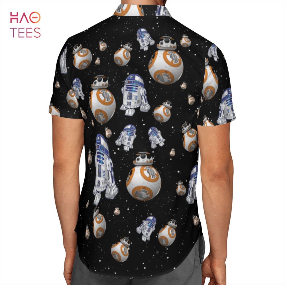 Star Wars R2D2 & Bb8 Aop Hawaiian Shirt - Image 2