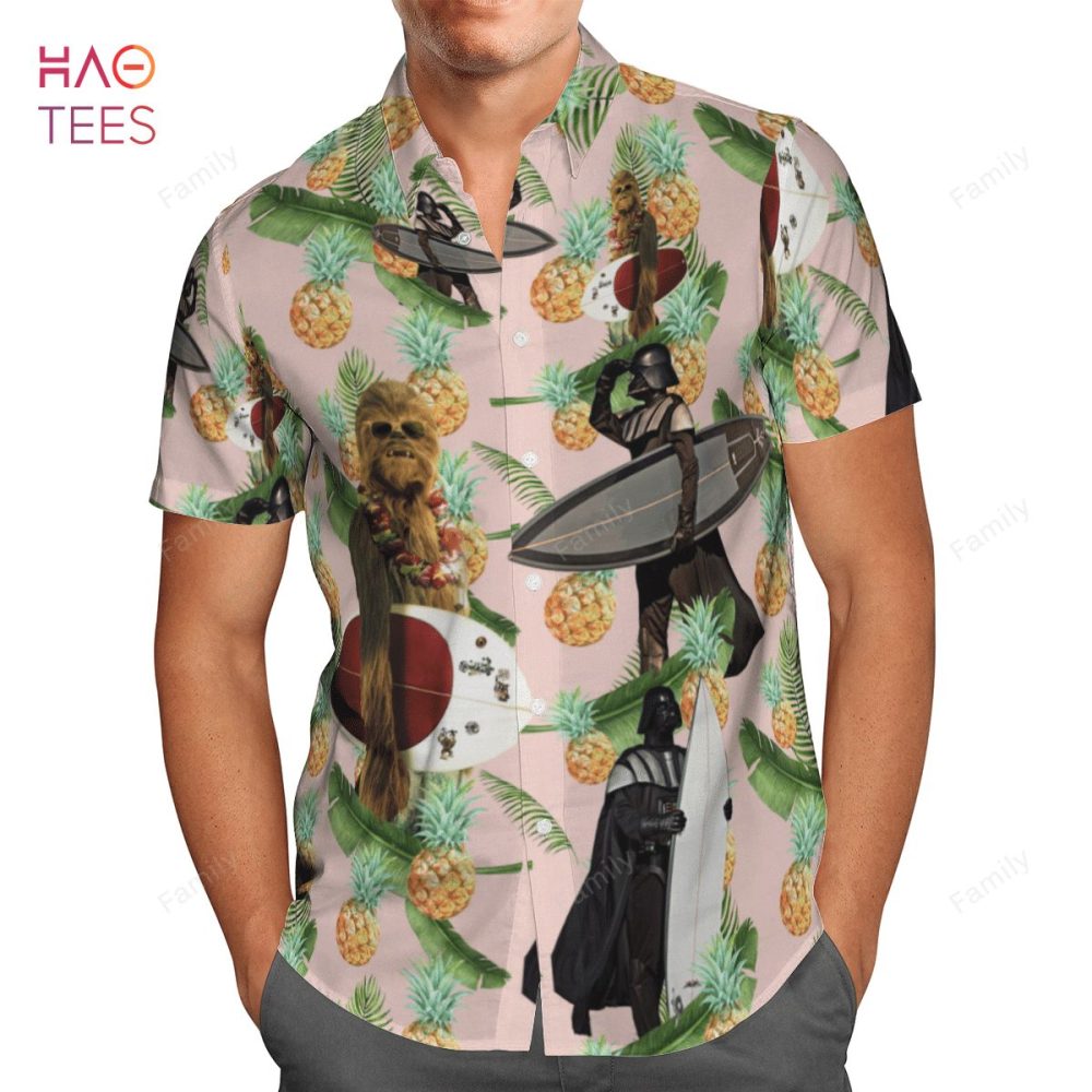 Star Wars Surfing Aop Hawaiian Shirt