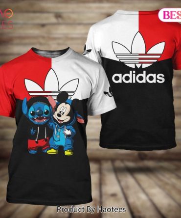 Stich & Mickey Mouse Adidas 3D T-Shirt Limited Edition