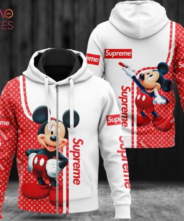 Supreme Mickey Luxury 3D Hoodie Limited Edition