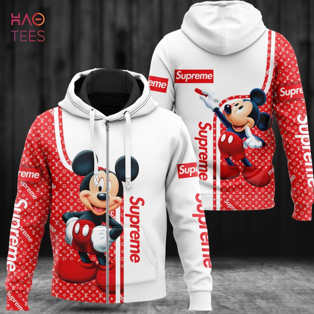 Supreme Mickey Luxury 3D Hoodie Limited Edition