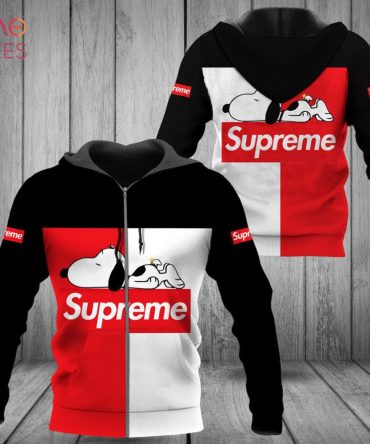 Supreme Snoopy Luxury 3D Hoodie Limited Edition