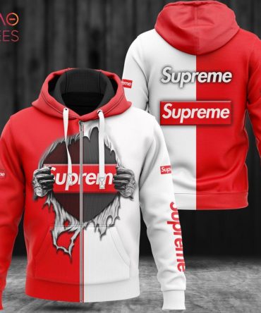 Supreme Big Logo Luxury 3D Hoodie Pod Design