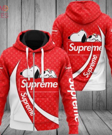 Supreme Snoopy Luxury 3D Hoodie Limited Edition