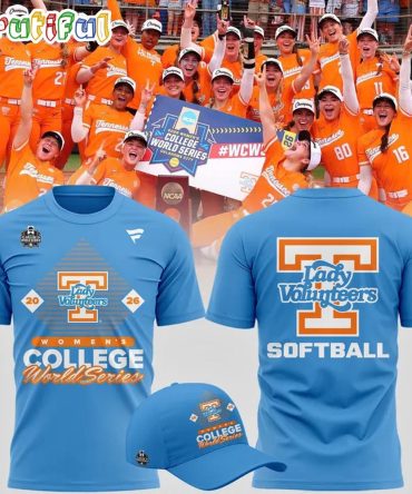 Tennessee Lady Vols 2026 Ncaa Softball Women'S College World Series Limited Edition Blue T Shirt