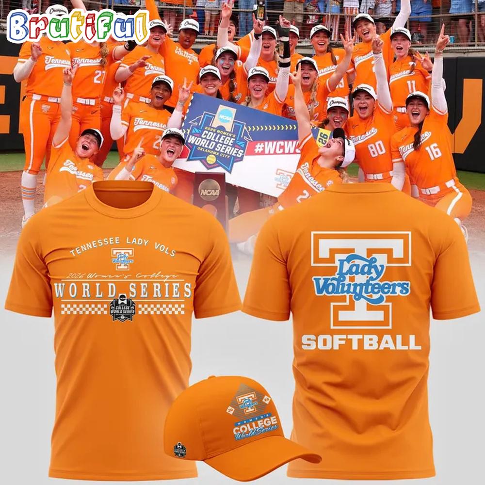 Tennessee Lady Vols 2026 Women'S College World Series T-Shirt
