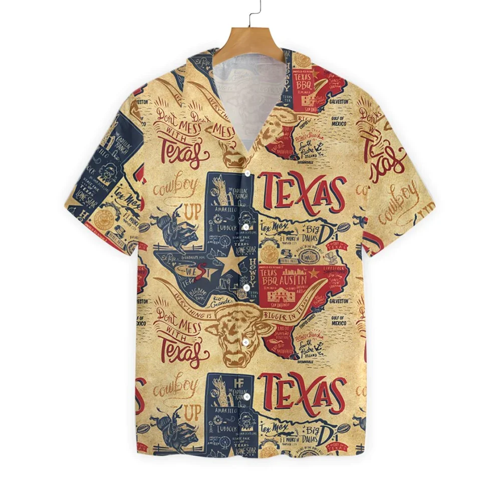 Texas Longhorns Hawaiian Shirt Don’T Mess Ideal For Men And Women