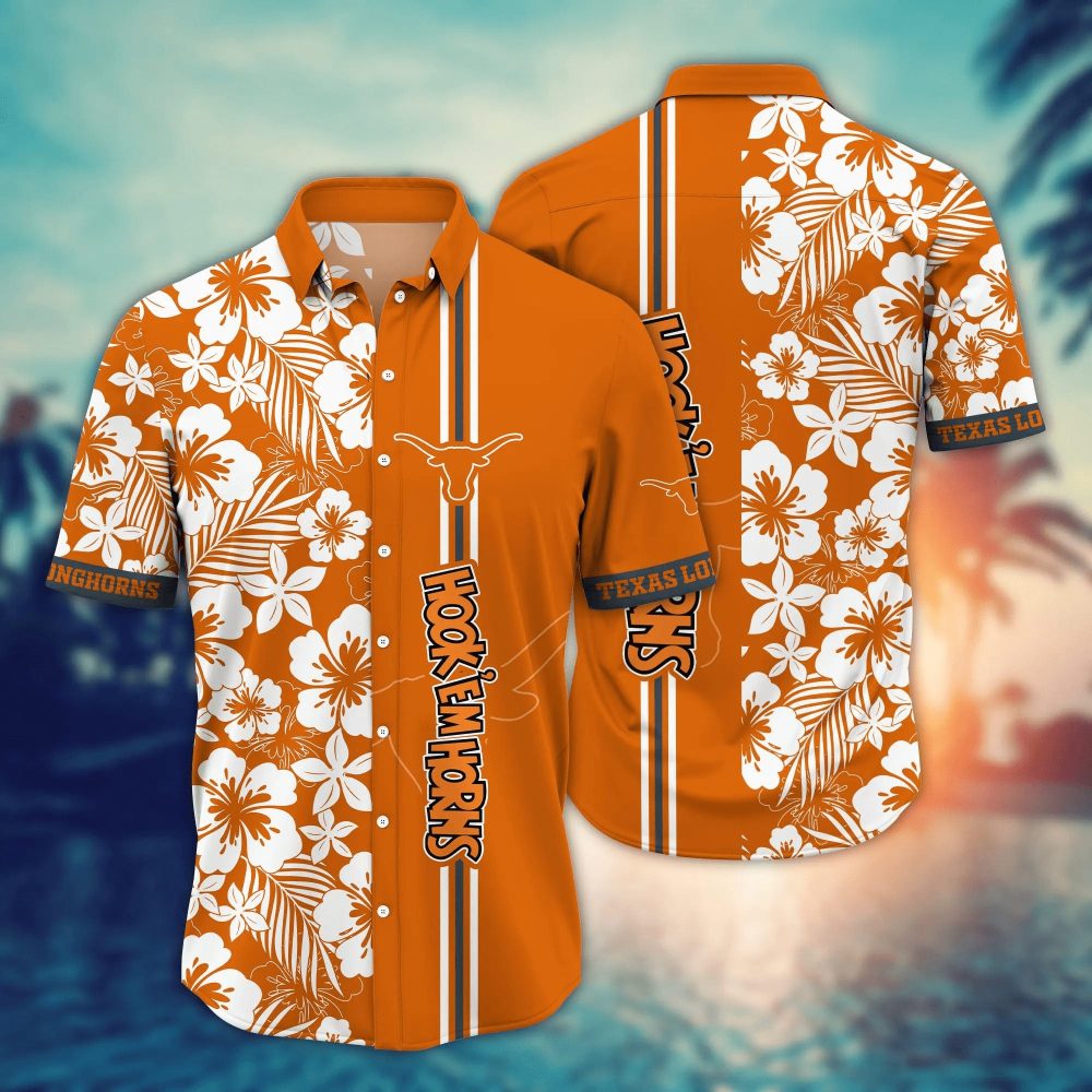 Texas Longhorns Ncaa Hawaiian Shirt Sunshinetime Aloha Shirt
