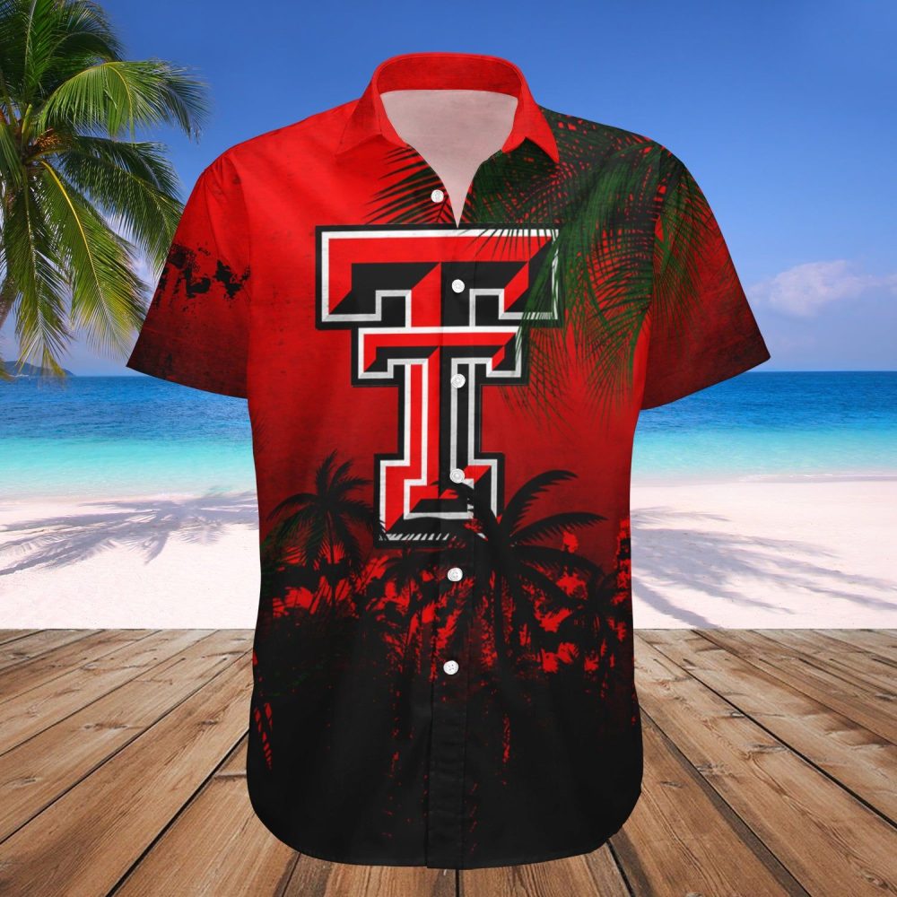 Texas Tech Red Raiders Hawaii Shirt Coconut Tree Tropical Grunge – Ncaa