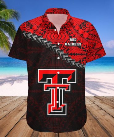 Texas Tech Red Raiders Hawaii Shirt Grunge Polynesian Tattoo – Ncaa
