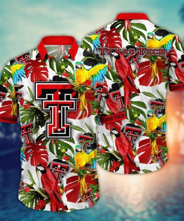 Texas Tech Red Raiders Ncaa Hawaiian Shirt Brightnesstime Aloha Shirt