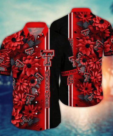 Texas Tech Red Raiders Ncaa Hawaiian Shirt Custom Hot Season Aloha Shirt