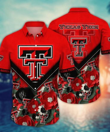 Texas Tech Red Raiders Ncaa Hawaiian Shirt Custom Vacation Spots Aloha Shirt
