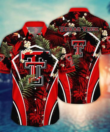 Texas Tech Red Raiders Ncaa Hawaiian Shirt Sun-Soaked Training Game Shirts