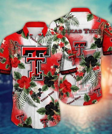 Texas Tech Red Raiders Ncaa Hawaiian Shirt Sunglassestime Aloha Shirt