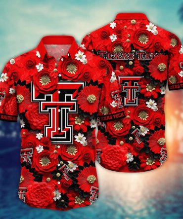 Texas Tech Red Raiders Ncaa Hawaiian Shirt Trending For This Summer Customize Shirt Any Team