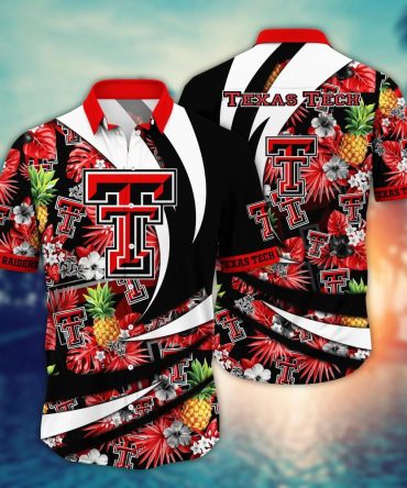 Texas Tech Red Raiders Ncaa Hawaiian Shirt Umbrellas (For Sun) Aloha Shirt