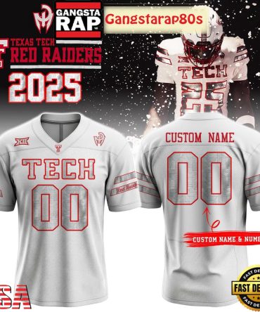 Texas Tech Red Raiders New Uniform 2025 Custom Football Jersey