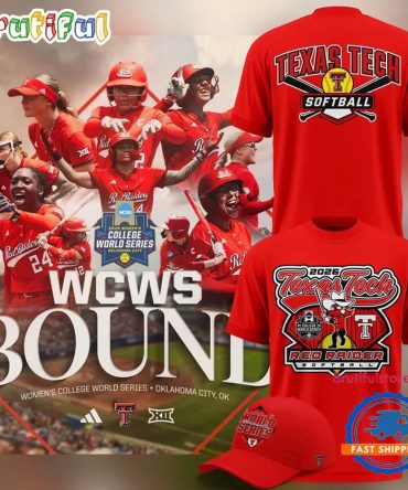 Texas Tech Red Raiders Softball Women'S College World Series 2026 Logo Team Design T Shirt