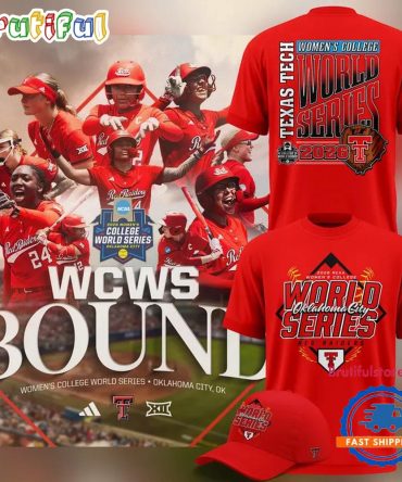 Texas Tech Red Raiders Softball Women'S College World Series 2026 New Design 3D Shirt