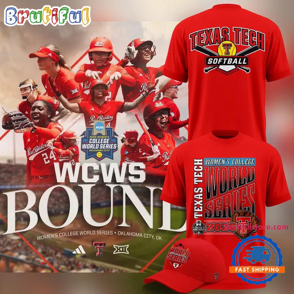 Texas Tech Red Raiders Softball Women'S College World Series 2026 Special New T Shirt