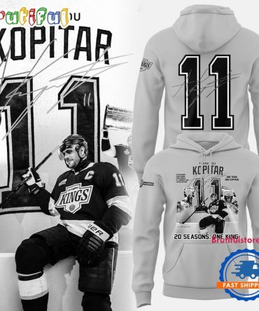 Thank You Anze Kopitar Los Angeles Kings Signtature Hoodie