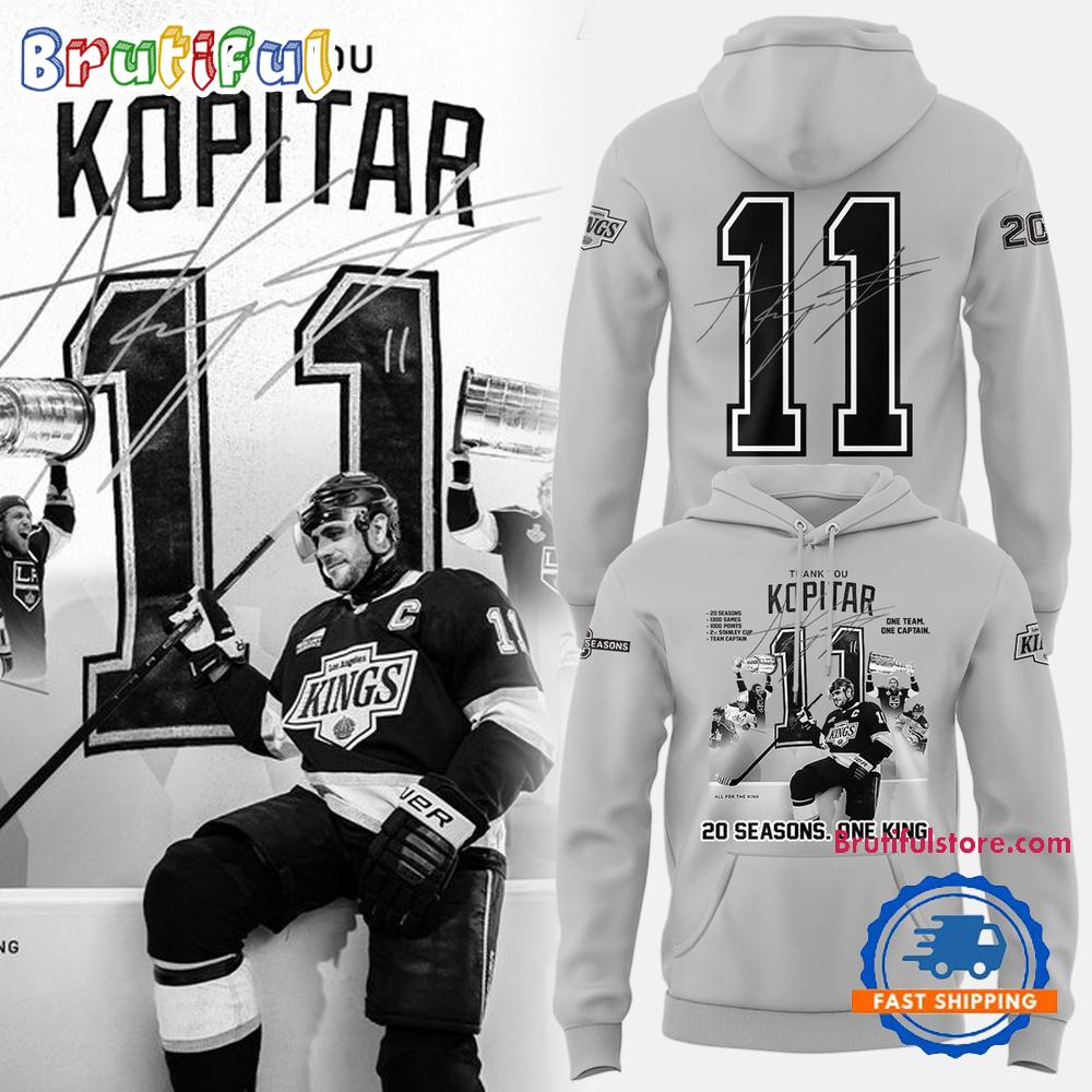 Thank You Anze Kopitar Los Angeles Kings Signtature Hoodie