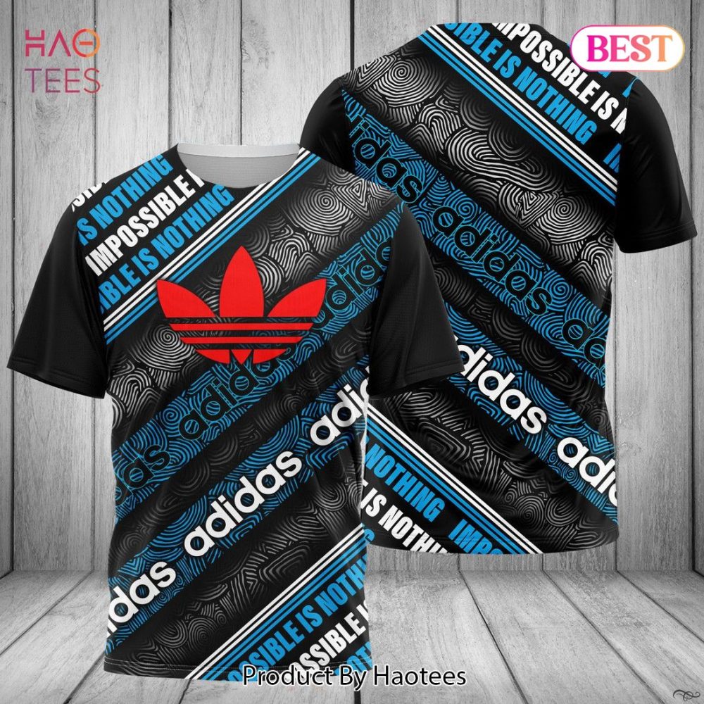 Adidas 3D T-Shirt Red Logo Fashion