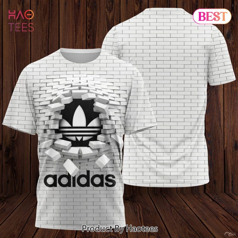 Adidas 3D T-Shirt White Texture