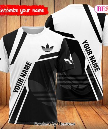 Adidas Customize Name 3D T-Shirt Brand Limited Edition
