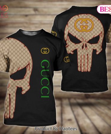 Gucci Brand Skullcap 3D T-Shirt Limited Edition