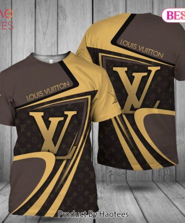 Louis Vuitton Printing Logo 3D T-Shirt Limited Edition