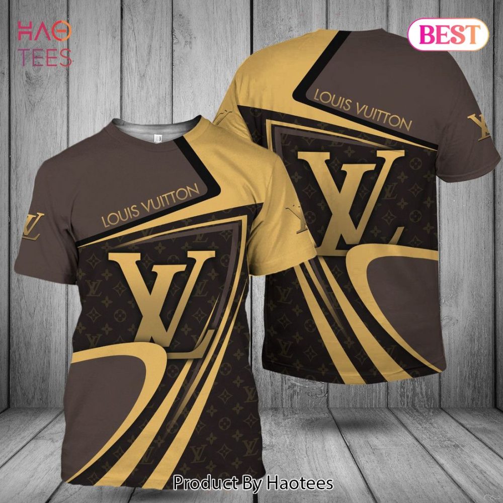 Louis Vuitton Printing Logo 3D T-Shirt Limited Edition