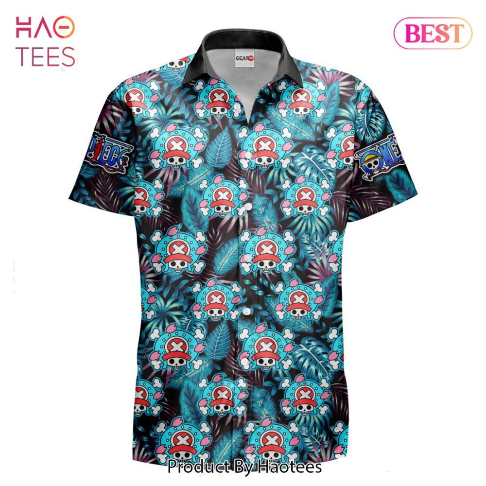 Tony Tony Chopper Symbol Hawaiian Shirts Custom Anime Merch Clothes For Men Women - Image 2