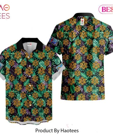 Trafalgar D Law Symbol Hawaiian Shirts Custom Anime Merch Clothes For Men Women