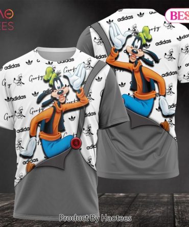 Goofy Disney Brand Adidas 3D T-Shirt