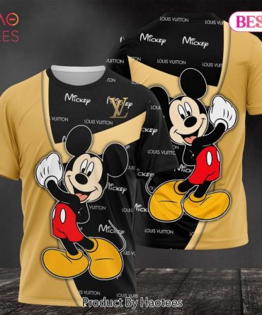 Louis Vuitton Black Mix Gold Brand All Over Printed