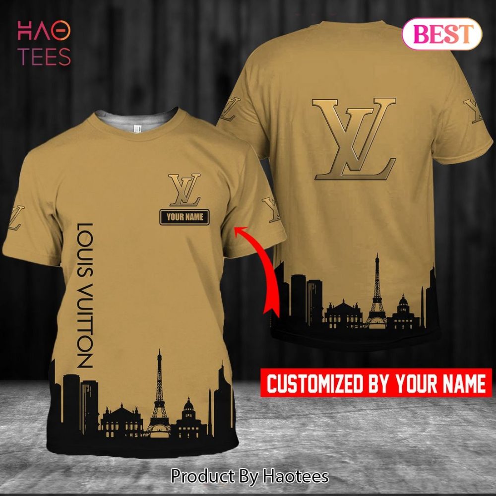 Louis Vuitton Brand Inspired 3D Personalized Customized 3D T-Shirt Limited Edition