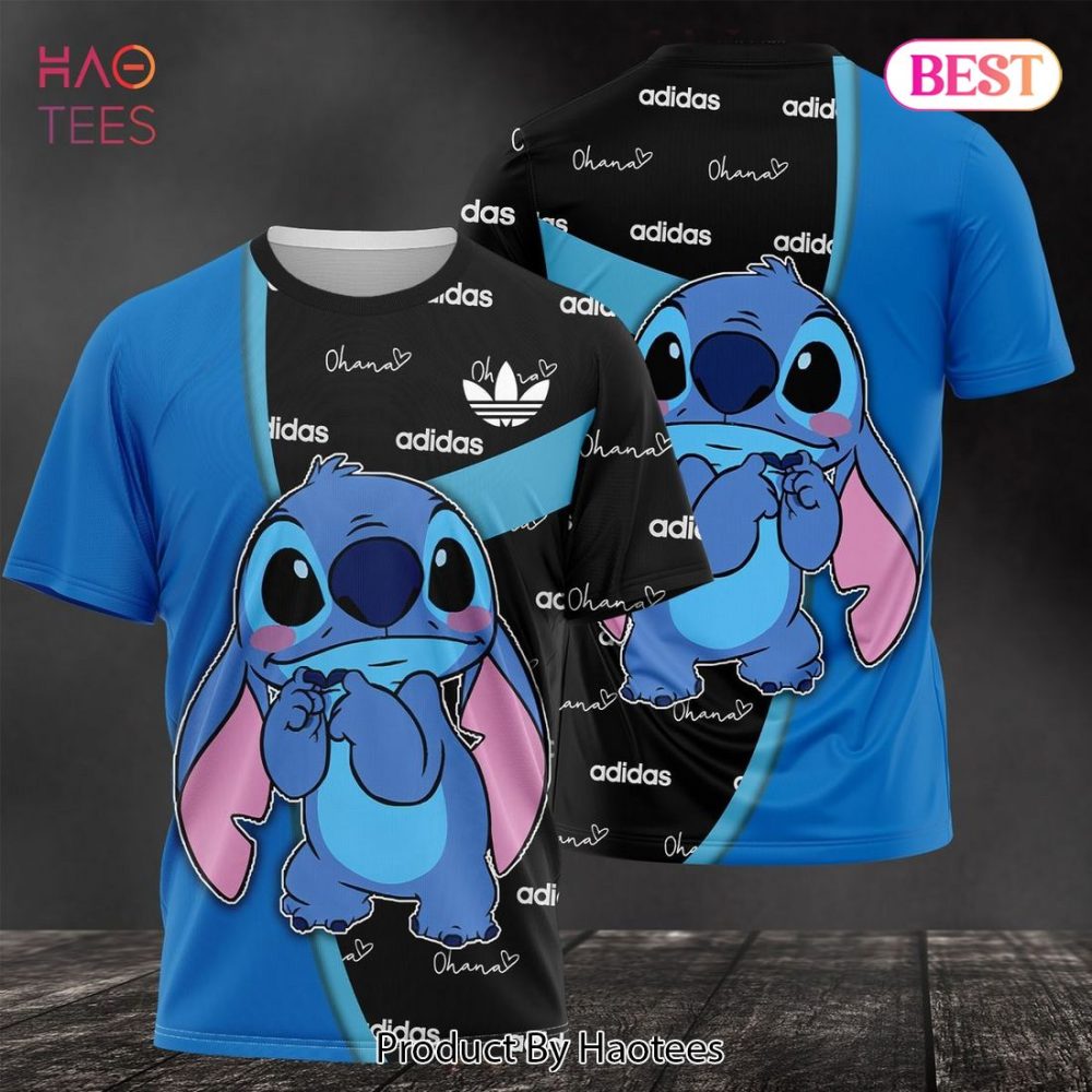 Stitch Adidas 3D T-Shirt