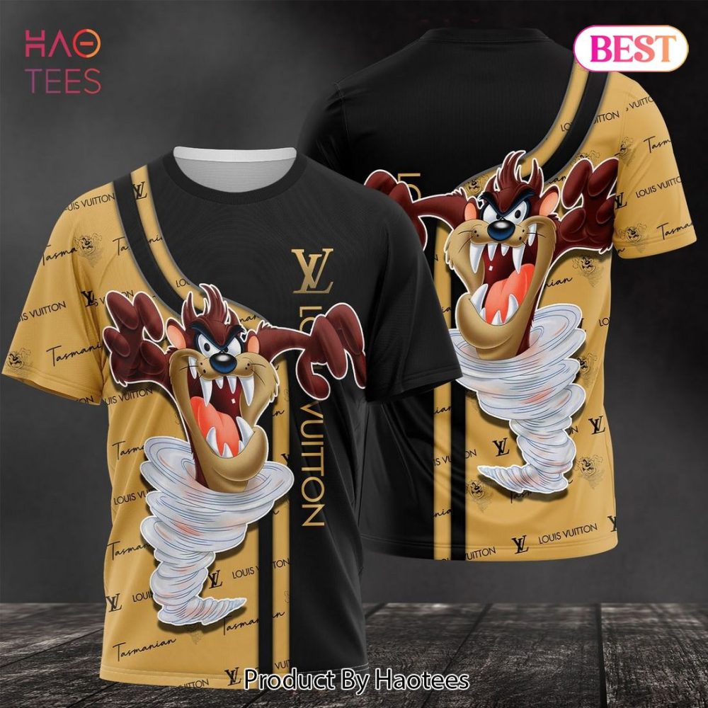 Tasmanian Devil Louis Vuitton Brand 3D T-Shirt Limited Edition