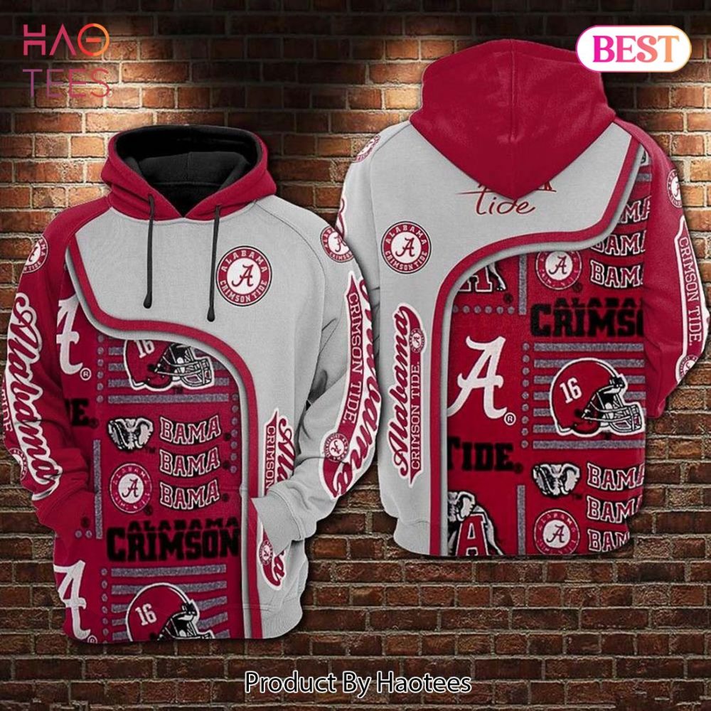 Alabama Crimson Tide 3D Hoodie Alabama Crimson Tide Gifs