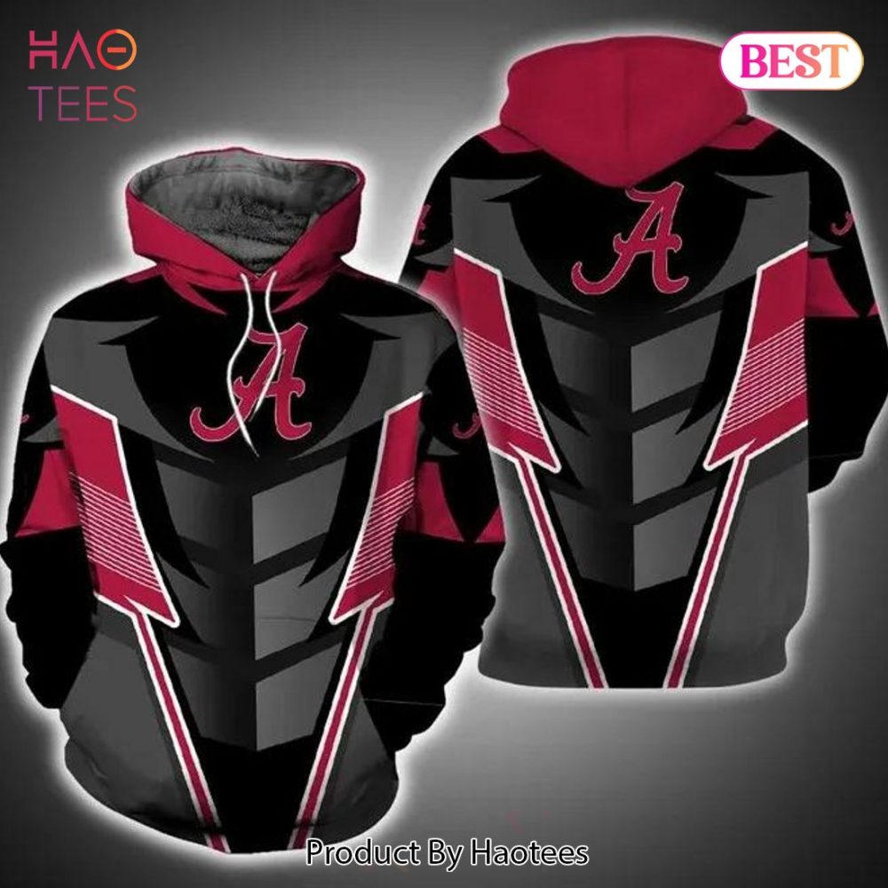 Alabama Crimson Tide Armor 3D Hoodie Gifts For Alabama Crimson Tide Fans
