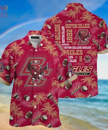 Boston College Eagles Hawaiian Shirt, New Gift For Summer