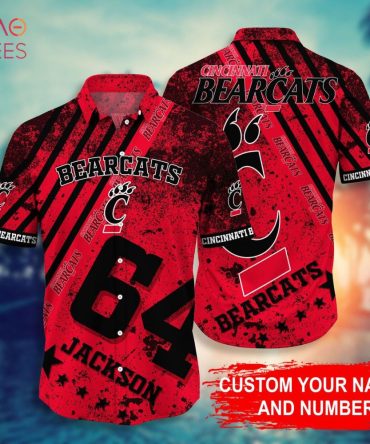 Cincinnati Bearcats Personalized Hawaiian Shirt